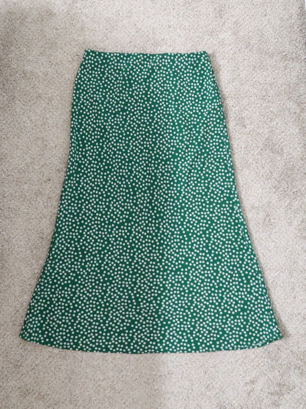 Maison d’Amélie - Green Floral Midi Skirt